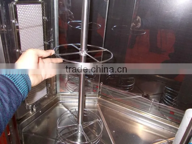 gas grill machine automatic duck roasting stainless steal