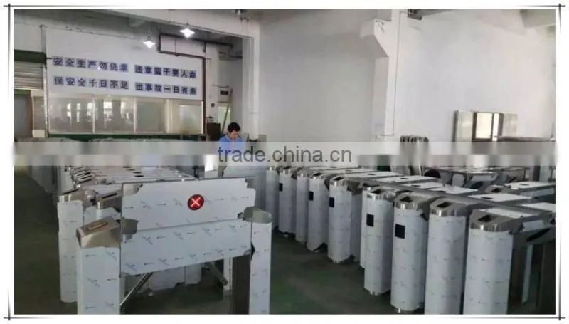 Full automatic fast speed gate OEM swing barrier gate for Biometric Access Control
