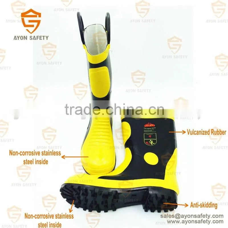 Firefighting fireman safety firefighter boots-Ayonsafety