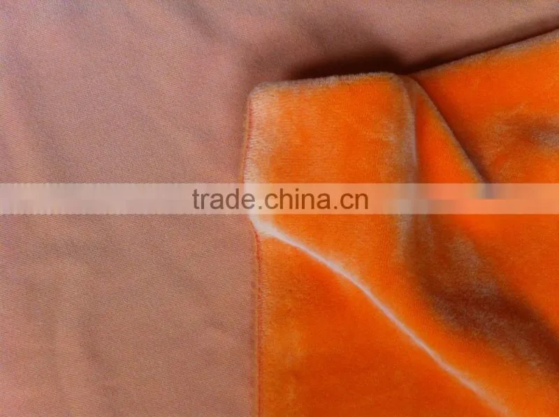 Good Stretch Spandex Micro Velboa Fabric for thermal underwear