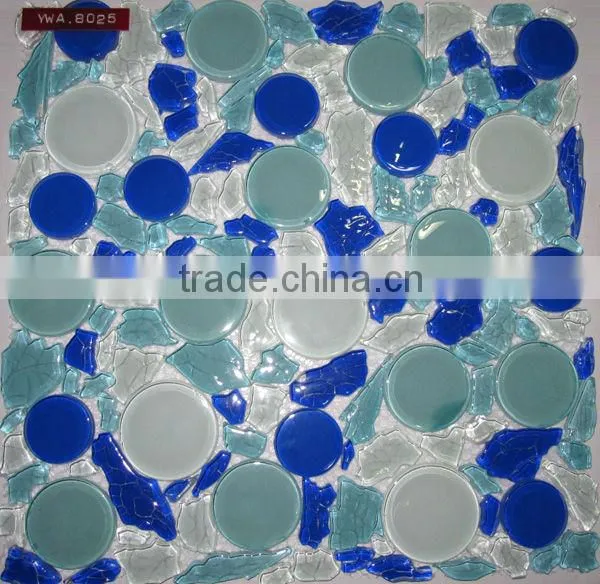 swimming pool tile blue mosaic
