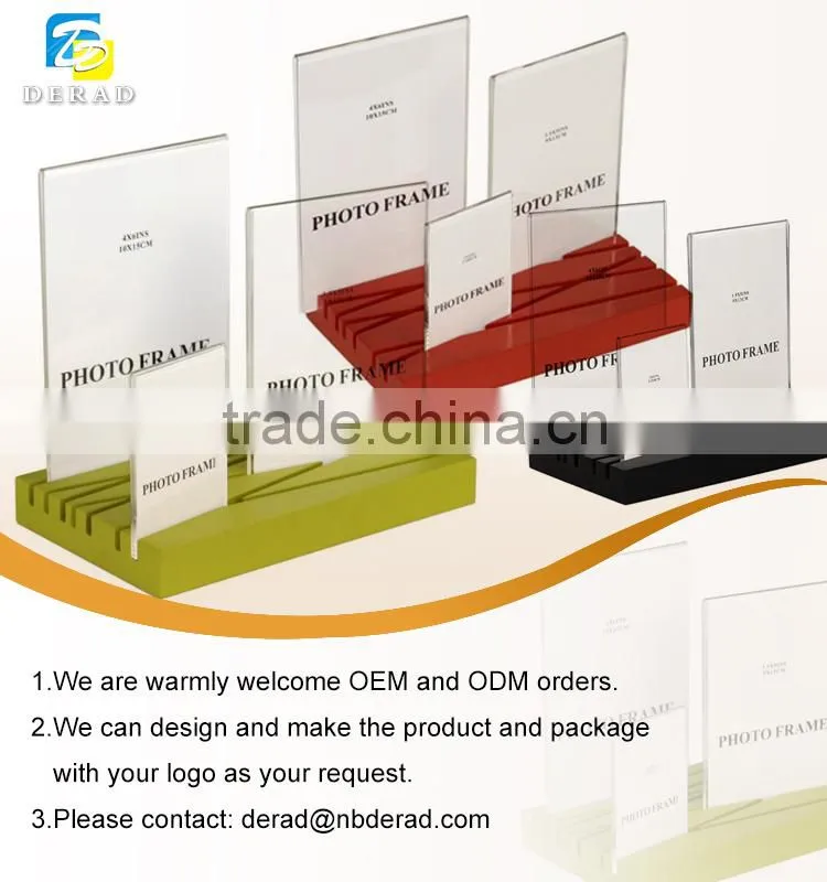 Colorful vary size of combination photo frame