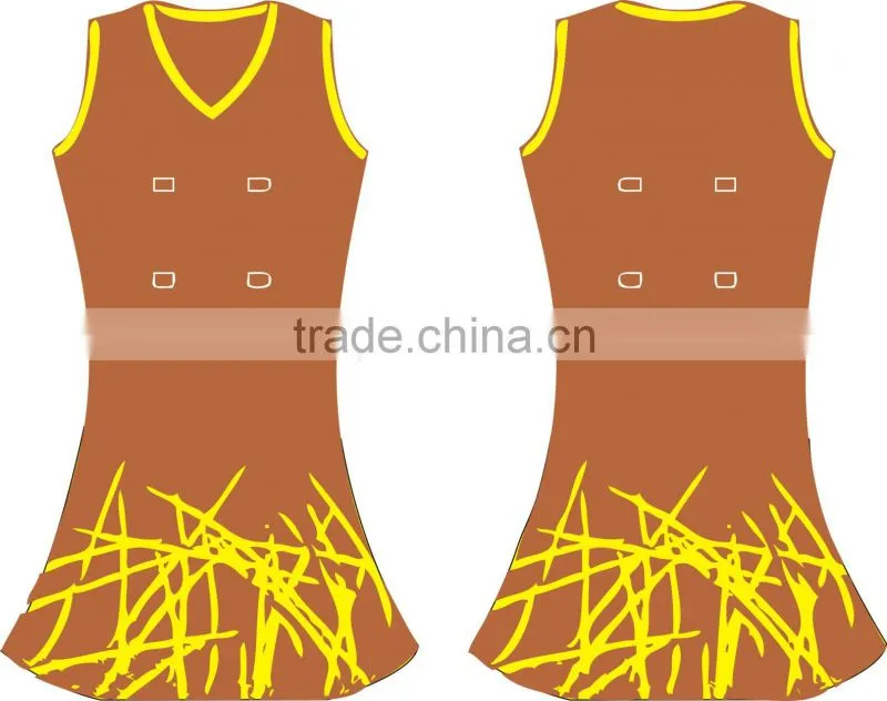 woman wear full subliamtion sexy lycra netball uniforms