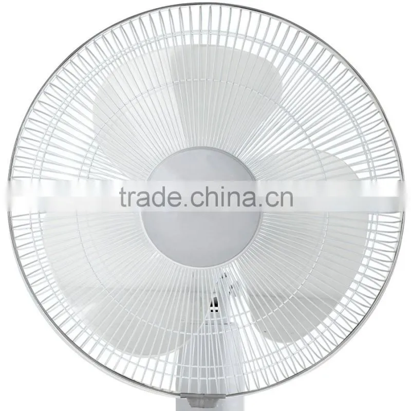 China supplier solar stand fan with battery