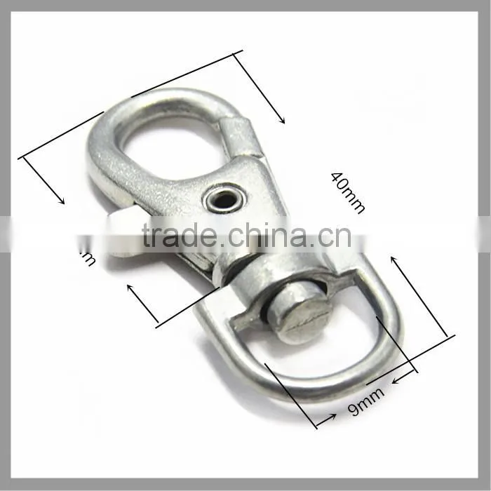 Nickle Plated Lobster Claw Swivel Clasps For Key Ring