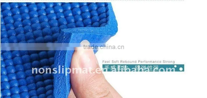 Eco-friendly sports round PVC fitness mat