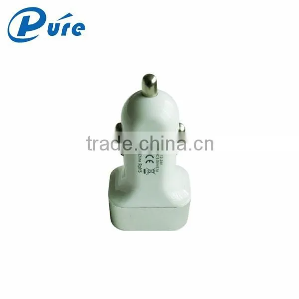 Factory Direct Supply 3 USB Car Charger Wholesale,Smart Car USB Charger for iPhone