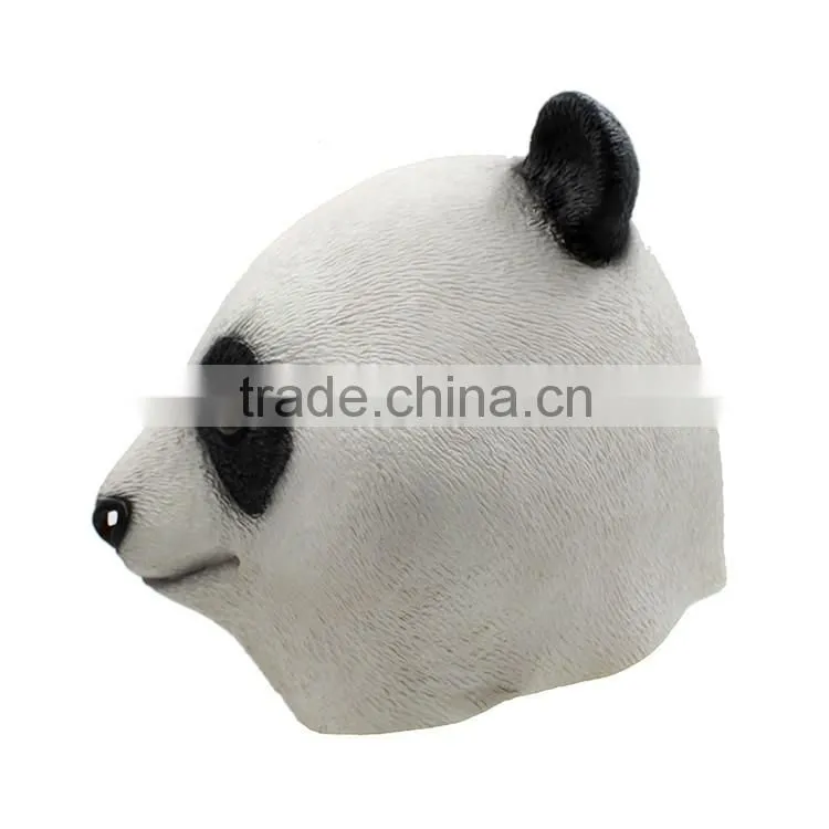 hot sale Masquerade magical full head adult size animal panda latex mask