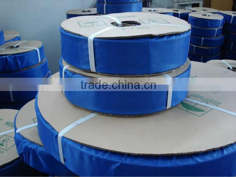 Factory direct sale flexible PVC lay flat water irrigation tube hose pipe