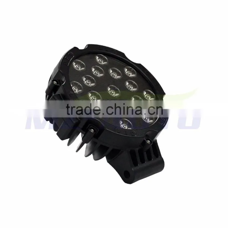 MZ T51W LED Work Light Off Road Light 7 Inch Round 4x4 EPISTAR Black Red JEEP led Lighting China factory outdoor LED Headlights