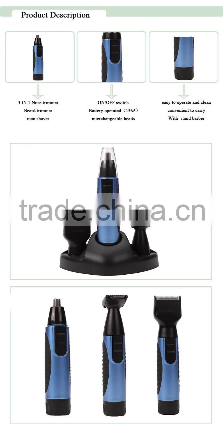 OEM Professional washable nose trimmer ear hair trimmer CE ,ROHS,GS