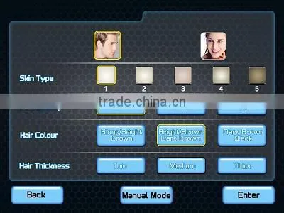 New technology OPT SHR for hair removal machine