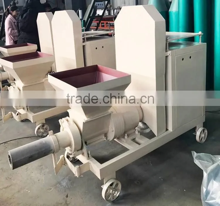 Energy saving wood charcoal briquette making machine
