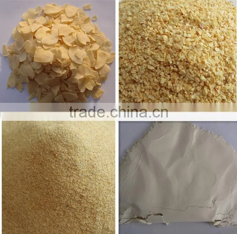 Dehydrated vegetable air dried white garlic