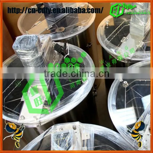 Auto start-stop devices 4 frames electric honey extractor/honey processing equipment