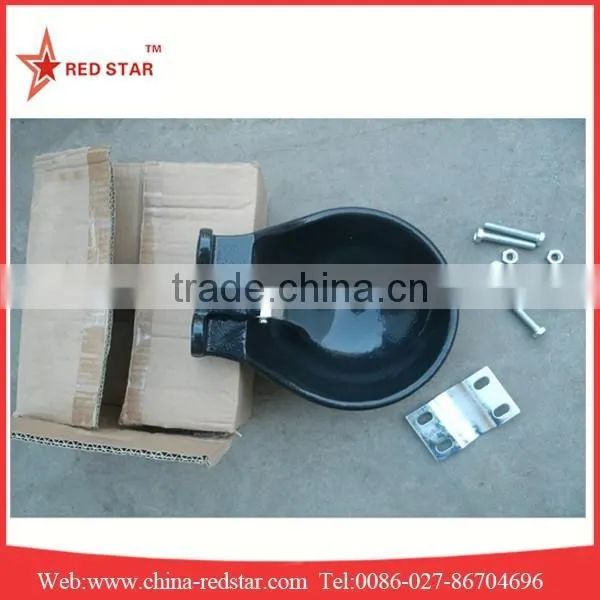 Red Star Cast Iron Water Bowl With Enamel