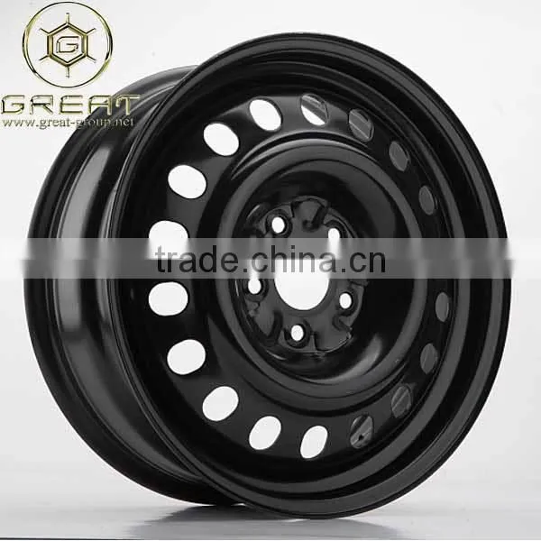 13x5.5J passenger steel rim automobile wheel