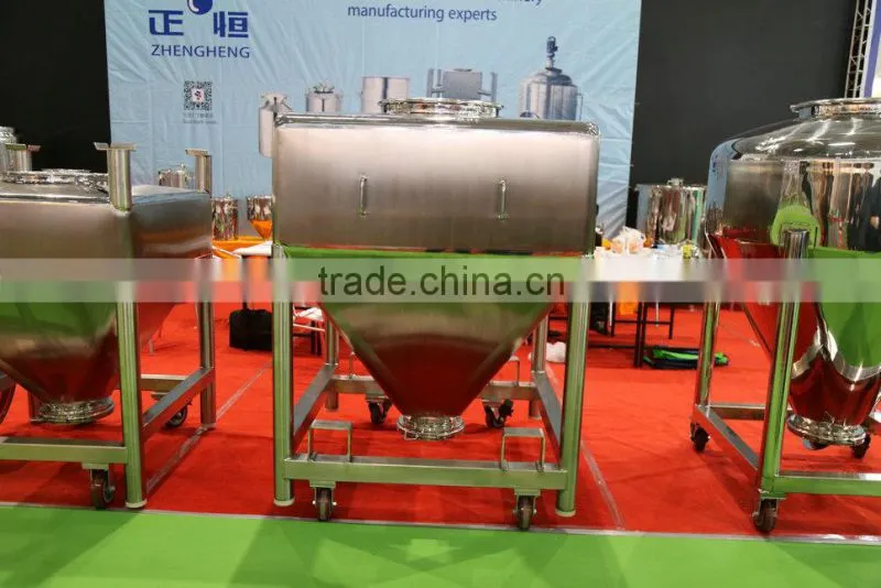2000L Custom-made Stainless steel IBC tank containers for powder with conical bottom