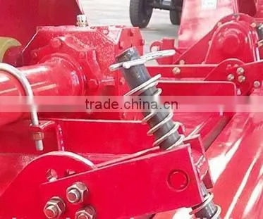 Rotary cultivator for rice cultivation with gearbox