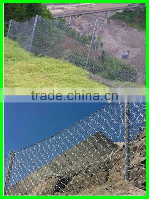 Slope protective netting (Active or Passive)