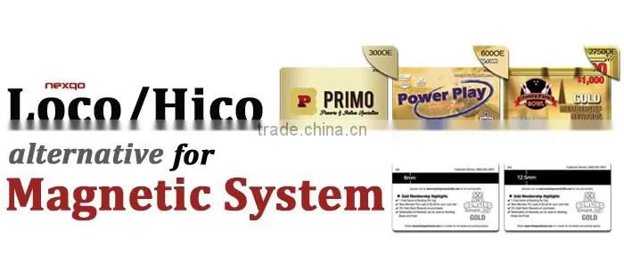 China Gold Supplier Promotional Printed Magnetic Gift Card