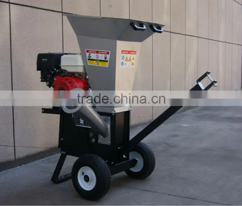 15HP gasoline machine wood chipper shredder