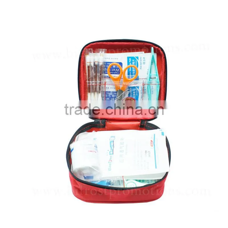 2016 Red Nylon Emergency First Aid Bag