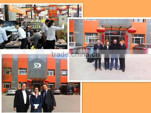 400-600kg/h Continuous frying line from Jinan Dayi food machinery