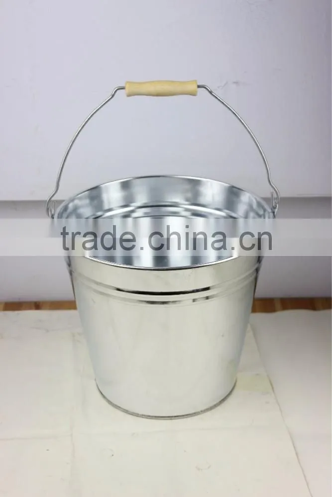 no stain no water slip Customer galvanized bucket