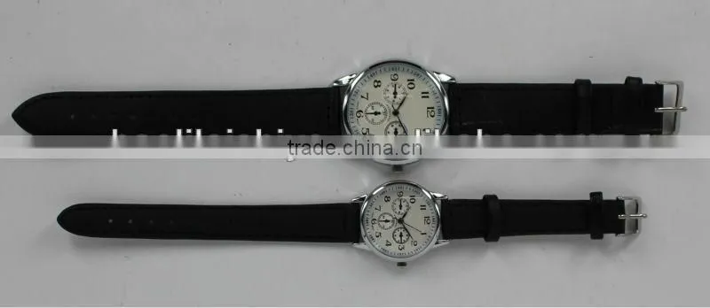 Cheapest special lover's crocodile man-made leather wathces for business gift