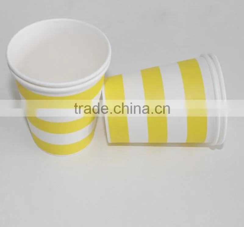 disposable printed hot coffee paper cups