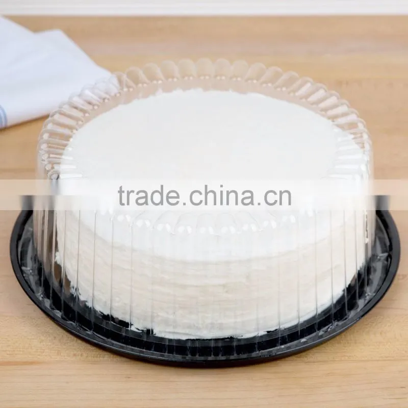 round disposable plastic cake dome containers