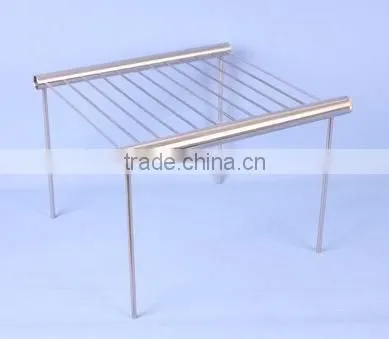 Protable small stainless steel BBQ grills,steel charcoal grill, pedestal grill