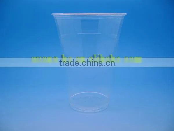 10oz/300ml biodegradable enviromental friendly disposable plastic PLA cup/pla cold drinking cup