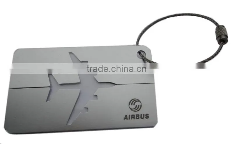 Stainless Steel Metal Travel Luggage Tag