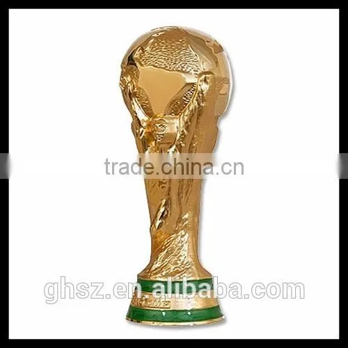 Custom logo female soccer trophy sports souvenirs resin female football trophy manufacturer