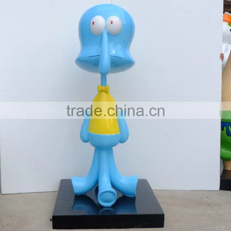 Fiberglass statue cartoon mascot