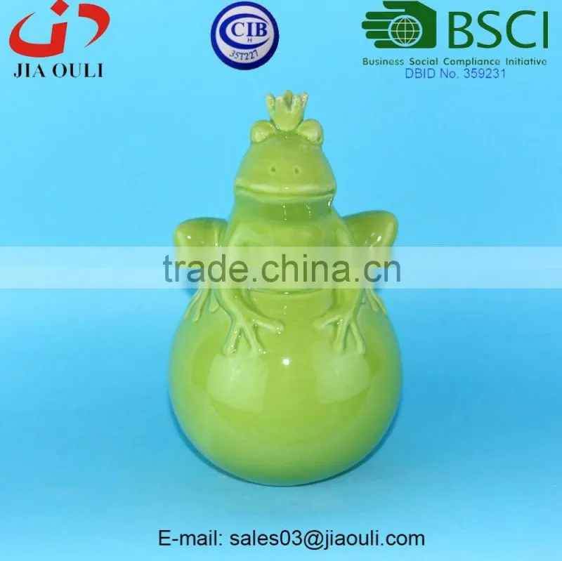 Cheap home and garden decorations painted colours Ceramic Pineapple