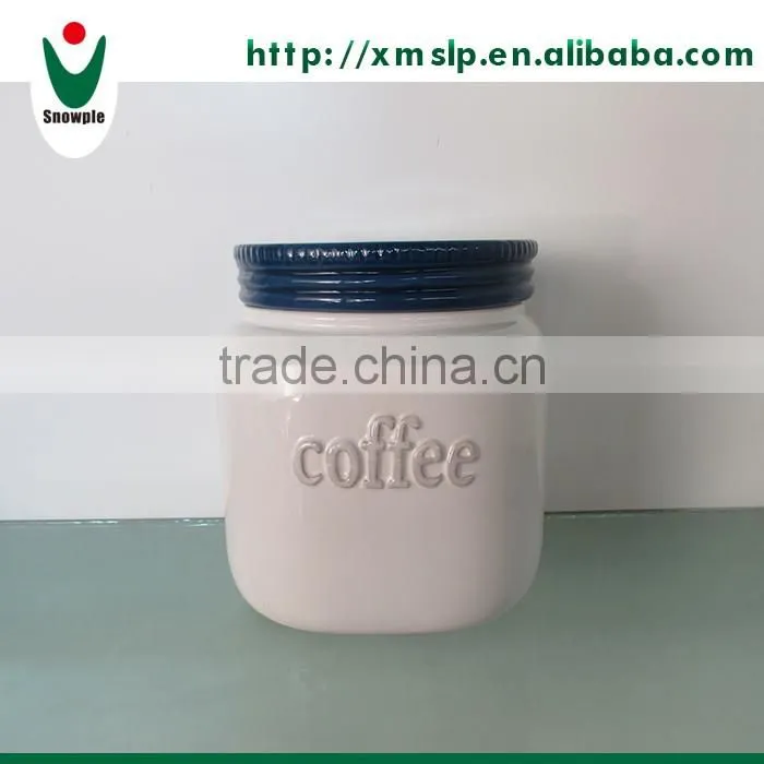 Personalized ceramic coffee pot