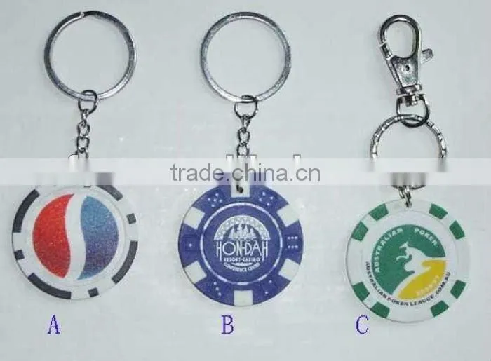 Fashion jewelry accessories silicon key chain silicone keychain