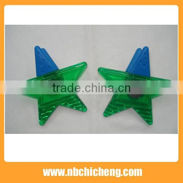 Colorful Plastic Cheap Star Shape Magnetic Clip