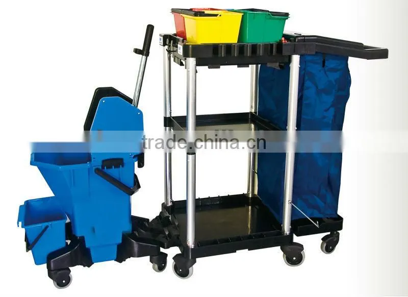 Square Janitor Cart cleaning trolley 05105