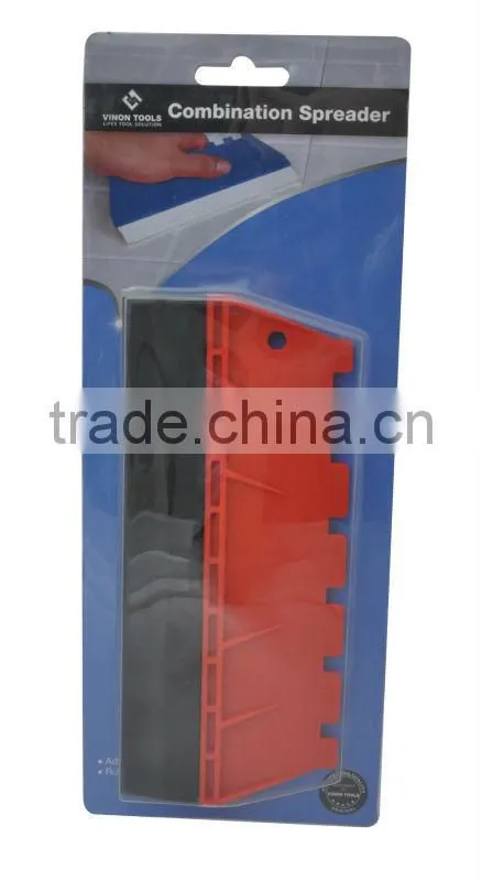 150mm(6") Combination Adhesive Spreader/Grout spreader/Grout scraper