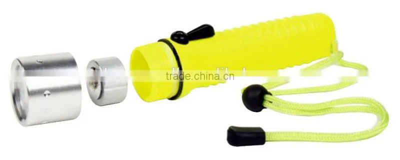 3w Waterproof LED Diving Flashlight