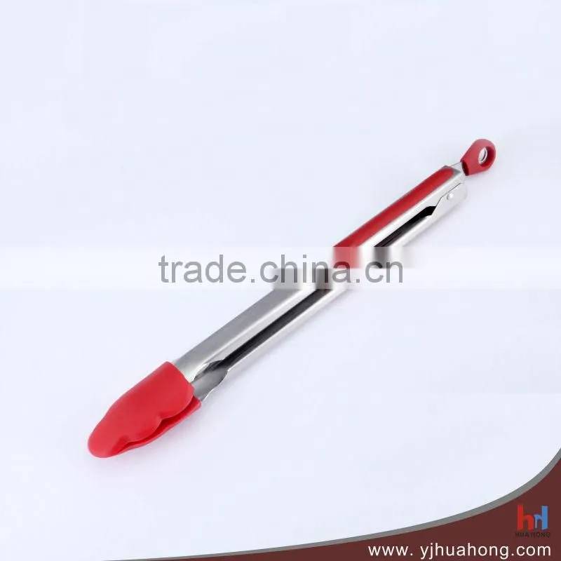 Silicone baking&pastry tongs,silicone food tongs HFT-S03D