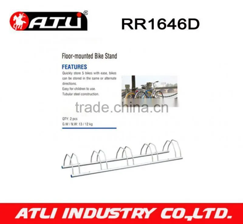 Atli floor-mounted bike stand for 5 bikes
