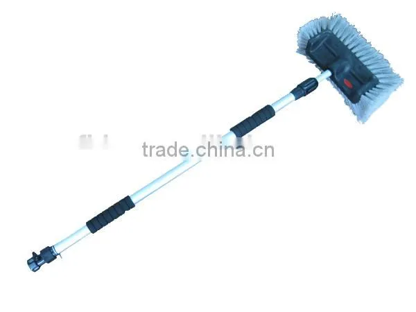Multi angle brush head car wash brush with handle 2.5Meter