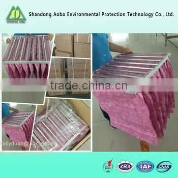 Nonwoven Medium efficiency pocket air filter fabric for air conditioning system