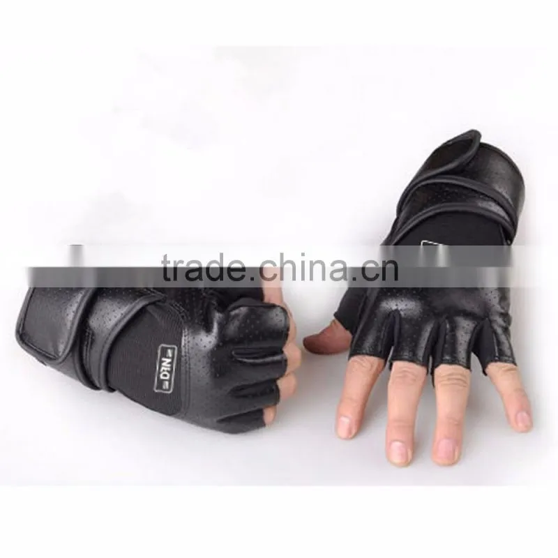 Professional Custom Weight Lifting Gloves with Embroidery Silicon Printing