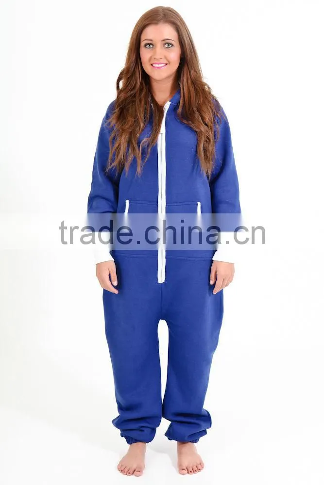 Women's Ladies Sleeping Suit Hoody Hoodie One Piece Tracksuit